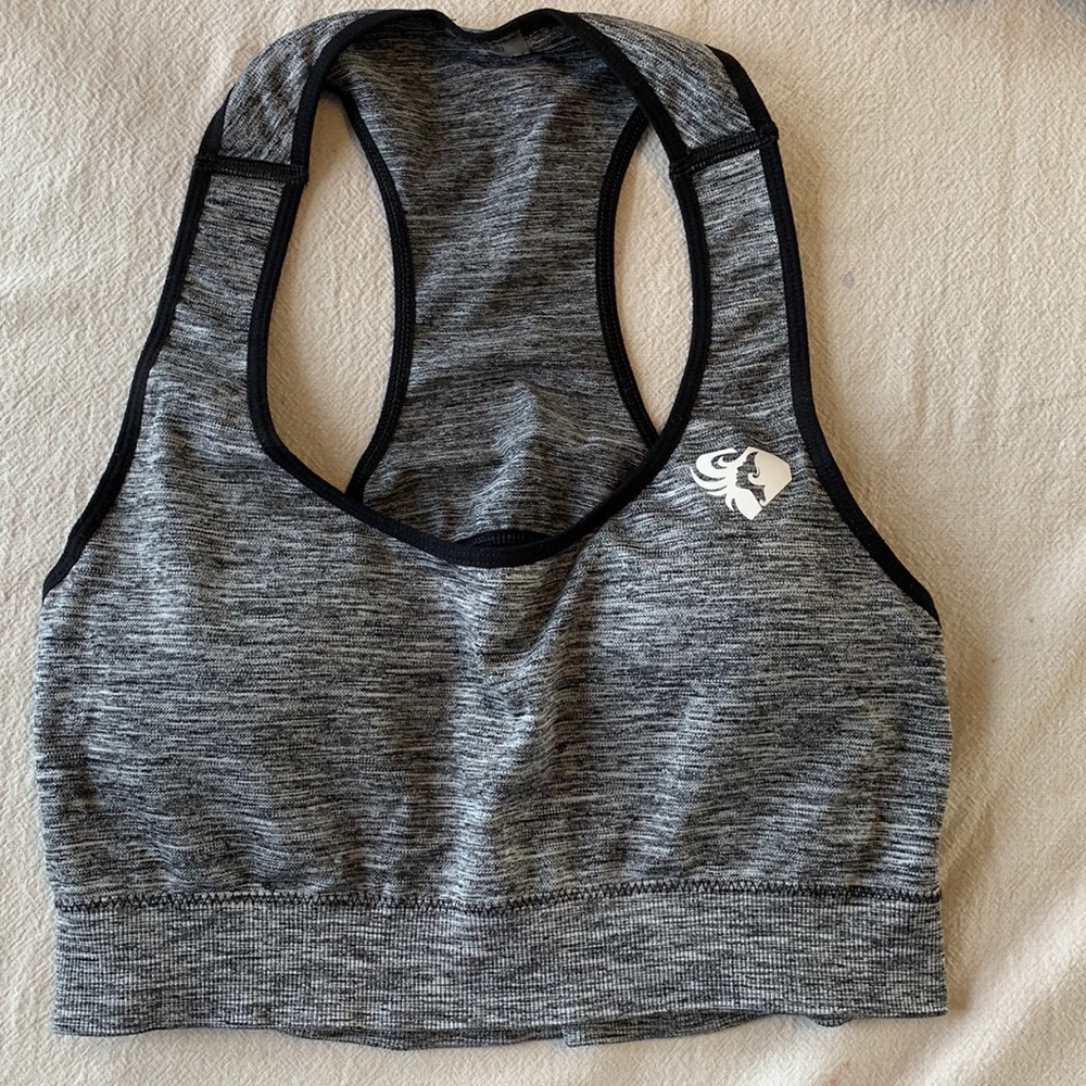 WOMEN’S BEST MOVE SEAMLESS SPORT’S BRA | BLACK MARL | MEDIUM